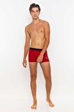 Redowl Baykuş Baskılı Boxer-Kırmızı-S