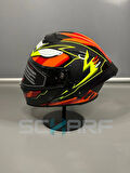  WS-202 Güneş Vizörlü Çene Açılır Kask G1 (Şeffaf Vizörlü) 