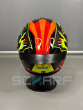  WS-202 Güneş Vizörlü Çene Açılır Kask G1 (Şeffaf Vizörlü) 