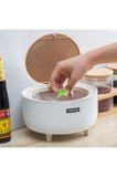 Click Kapak Beyaz 2 Lt Ayaklı Çöp Kovası