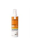 La Roche Posay Anthelios 50+ Faktör Nemlendirici Hassas Ciltler İçin RenksizGüneş Koruyucu Sprey 200 ml