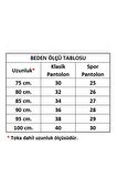 Lacivert Çocuk Boy Suni Deri Dikişli Model 3 cm.lik Garson Klasik Kemer - G5-23EK