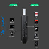 Microcase USB 3.0 Çift Yuvalı 512 GB Destekli TF / SD Kart Okuyucu AL4474