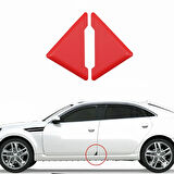 Microcase Araç Oto Kapı Köşe Tampon Çarpma ve Çizilmelere Karşı Koruma Seti 2 Adet BEYAZ AL5359