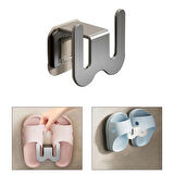 Microcase  Duvara Monte Yapışkanlı Metal Terlik Askılığı Çok Fonksiyonlu Portatif Askılık - BEYAZ AL4933 1 Adet