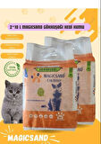 Gökkuşağı Bentonit Kedi Kumu 10lt X 2 Adet-%100 Doğal Kedi kumu
