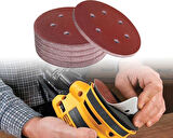 Gfb 6963 Cırtlı Disk Zımpara 6 Delikli 150 mm 100 Kum - 100 Adet