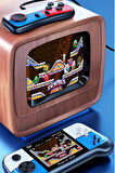 G9 Retro 3.0 inç Tv Bağlanan 2.Joystickli Oyun Konsolu Kırmızı (666 Klasik Oyunlar)