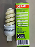 10 ADET Osram Dulux Superstar Nano Twist G9  7W=38W  400 Lümen  Spiral Lamba- Sarı Işık 2500 Kelvin