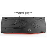 Trio TRK300 Kablosuz Klavye Mouse Set 2.4GHz Sessiz Tuş Türkçe Q