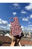 Samsung Galaxy A15 Uyumlu Renkli Leopar Dsen Tasarımlı Telefon Kılıfı - Krem