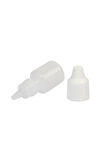 100 Adet - 5 ml Damlalıklı Boş Plastik Şişe, Aseton, Mürekkep, Polietilen Likit Şişesi