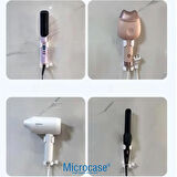 Microcase Saç Bigudisi ve Saç Düzleştiriciler için Askı Aparatı Tutucu - PEMBE AL4984