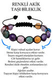 Sertifikalı Damarlı Renkli Ham Işlenmemiş Akik Taşı Bileklik