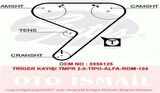 Gates 5080 Eksantrik Kayışı 142x180 Alfa Romeo Fiat Tempra 1.8Ie 8V 90 96 1.8S8V 93 96 Tofaş Fiat2.0Ie Ct 5956125