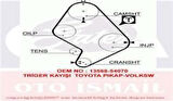 Gates 5214XS Eksantrik Kayışı 129x310 Toyota HiIux 2.4D 8V 88 05 2.8D 8V 94 01 Land Cruiser 2.4D Taro 2.4D Ct J1356859066