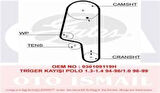 Gates 5427XS Triger Kayışı Seat Arosa Cordoba Ibiza Volkswagen Caddy Golf Lupo Polo 1.4 1.6 8V 135x190 030109119S