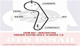 Gates 5491XS Triger Kayışı 150x230 150 Diş Golf IV Bora Cordoba A3 A6 Octavia 1.8 Ct909 06B109119A