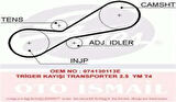 Gates 5494XS Eksantrik Kayışı 081x210 Transporter T4 2.5TDI 10V 94 03 Lt 28 32 46 2.5TDI 10V 96 06 Volvo Ct913 074130113J