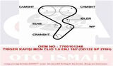 Gates 5671XS Eksantrik Kayışı 132x270 132 Diş Megane Clio Laguna Sandero 1.6 Enj 16V Gd132 Sp 270H 8201069699