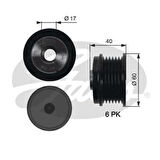Gates OAP7155 Alternatör Kasnağı 43.5mm CmaFiesta VI Focus III Kuga II Transit Connect Courier 1.5 1.6 2.0TDCI 31285815