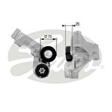 Gates T38444 Alternatör Gergi Rulmanı Kütüklü Focus 1.8TDCI 1.8Dı Tddı 98 04 Tourneo Connect1.8Dı 1.8TDCI 01 1S4Q6A228AF