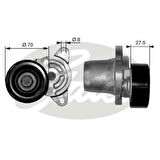 Gates T38454 Alternatör Gergi Rulmanı Accent II Elantra 02 05 Getz 03 05 1.5CRDI I30 08 2.0CRDI 2528127010