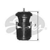 Gates TH14787G1 Termostat Komple Bora Caddy II III Golf III IV V Polo Cordoba Ibiza Fabia Octavia Leon Toledo II 032121110B