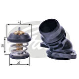 Gates TH42995K1 Termostat 95C Kit Golf V VI Jetta Passat Tiguan A3 A4 A5 Leon Toledo Octavia 1.8 2.1 06H121113B