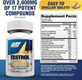 Gat Sport Testrol Gold ES Tribulus + Arginine + Selenium + Fenugreek + Saw palmetto+ Ginkgo biloba 60 Tablet