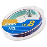 Gosen X8 Roots PE 1.0 0,171mm 8 Kat İp Misina 150mt MULTİCOLOR