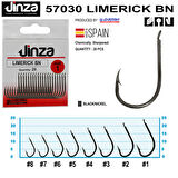 Jinza 57030 Limerik BN Siyah Olta İğnesi 20’li Paket NO:7