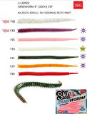 Lrf Silikonu Luckyjohn Sandworm 10Cm Kokulu 15’Li Pk Renk:F29n