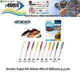 LRF SİLİKONU Owner 82912 Pin Worm #M  Lrf Silikonu 4.3 c RENK:04