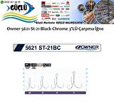 RAPALA İĞNESİ Owner 5621 St-21 Black Chrome 3’LÜ İğne No:8