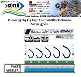 SAZAN İĞNESİ Owner 53263 C-3 Carp Tsuyoshi Black Chrome NO:2