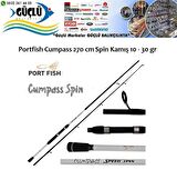 SPİN KAMIŞ Portfish Cumpass 270cm 10 - 30 gr AKSİYONLU
