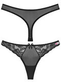 Beruflic Siyah Dantelli  G String Külot