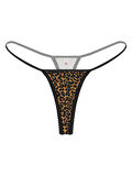 Beruflic Leopar Desenli Kadın  String