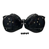 ADVANT 2 KASK YAN KAPAK SET SİYAH