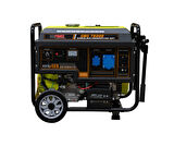 Genpower Marka GBG 7500 E Model 7,5 Kva, Benzinli, Marşlı, Tekerlekli, Monofaze( 220 Volt) Portatif Jeneratör