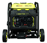 Genpower Marka GBG 75 IE Model 7,5 Kva,benzinli Marşlı, Tekerlekli, Açık Tip Dijital İnverterli Monofaze( 220 Volt) Portatif Jeneratör