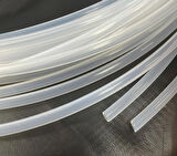 DYZER TB Şeffaf Teflon Hortum 10X12   5 metre  (İç Çap : 10 mm  Dış Çap : 12 mm)