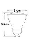 CT-4240 5W/3000K GU10 LED ÇANAK AMPUL (GÜNIŞIĞI-6ADET) CATA
