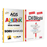 Yediiklim Yayınları 2025 MEB AGS Ahenk Serisi Sözel Yetenek ve AKM Dil Bilgisi Soru Bankası Seti 2 Kitap