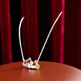 Filistin-Palestine Arapça Yazılı Özel Tasarım Kolye