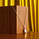 Filistin Harita Tasarım Çelik Kolye