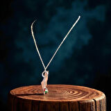 Filistin Harita Anahtar Model Özel Tasarım Çelik Kolye