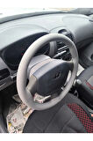 DİKİŞLİ DİREKSİYON KILIFI GRİ DERİ GRİ DİKİŞLİ HYUNDAİ ADMİRE İÇİN HIZLI KARGO
