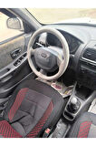 DİKİŞLİ DİREKSİYON KILIFI GRİ DERİ GRİ DİKİŞLİ HYUNDAİ ADMİRE İÇİN HIZLI KARGO